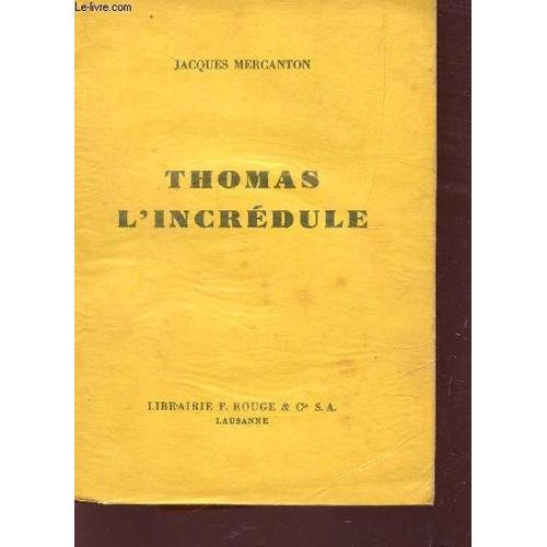 Thomas L'incredule.