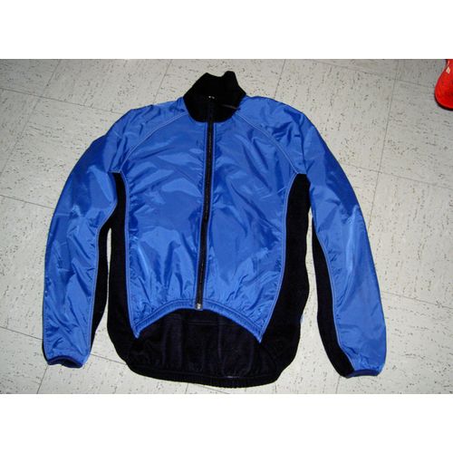 Blouson De Cyclisme Pour Hiver Molletonné Bleu Marine Et Noir Décathlon Taille 40 - 42