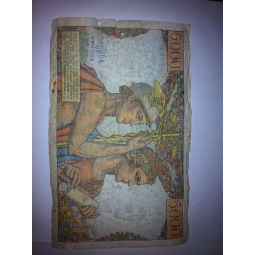 Billet De 5000francs