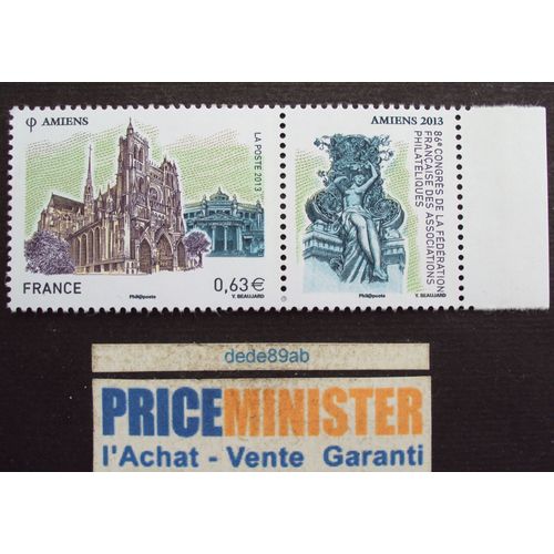 France.. Cathédrale D' Amiens . 86ème Congrès De La Fédération Française Des Associations Philatéliques . Neuf