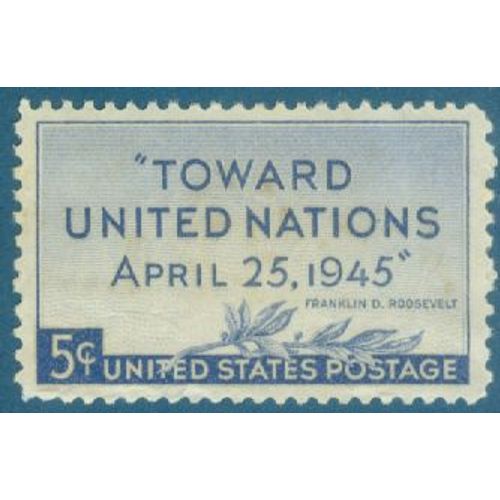 Usa 1945 - United Nations - 5c - Scott 928 - Neuf Sans Charnière Et Sans Gomme