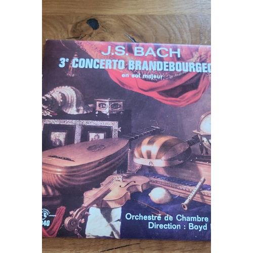 J.S Bach. 3 Ème Concerto Brandebourgeois En Sol Majeur. Orchestre De Chambre Boyd Need