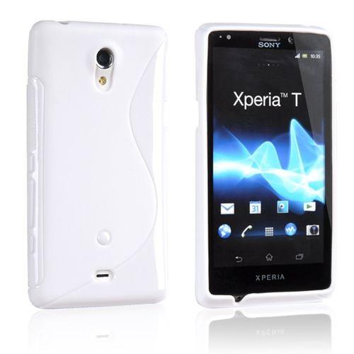 Coque Tpu Type S Pour Sonyer Xperia T Lt30p - Blanc