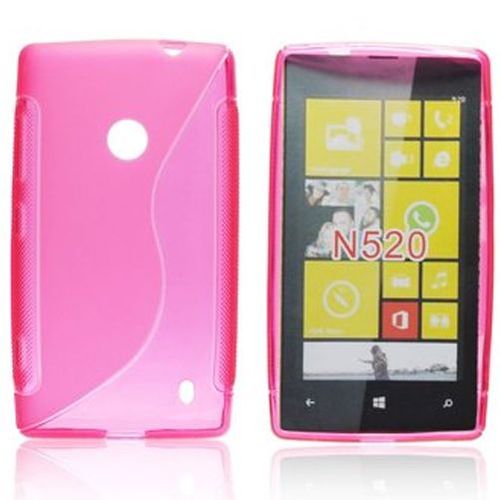 Coque Tpu Type S Pour Nokia Lumia 520 - Rose