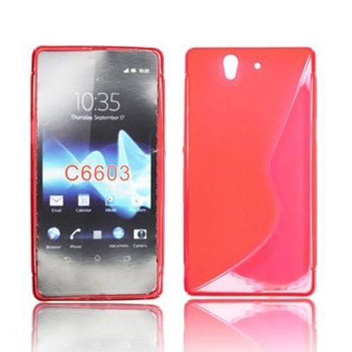 Coque Tpu Type S Pour Sonyer Xperia Z - Rouge