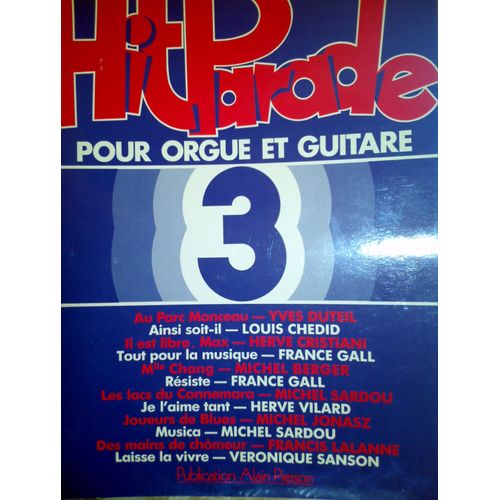 Hit Parade Pour Orgue Et Guitare.
