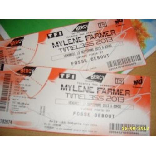 Mylène Farmer À Bercy En Fosse Le 13 Septembre 2013