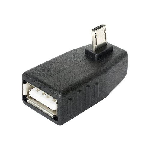 Delock - Adaptateur USB - USB (F) pour Micro-USB de type B (M) - USB 2.0 OTG - connecteur à 90°