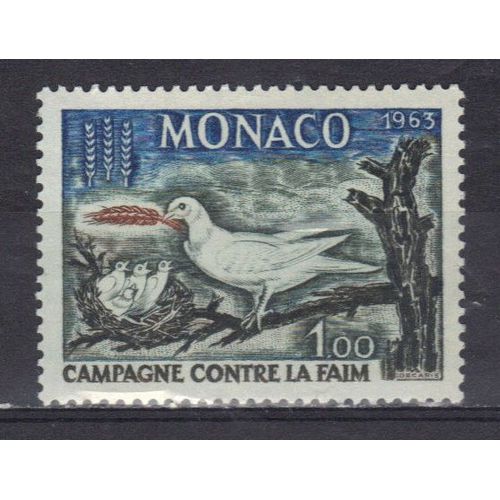 Monaco 1963 : Campagne Mondiale Contre La Faim : Symboles - Timbre Neuf **
