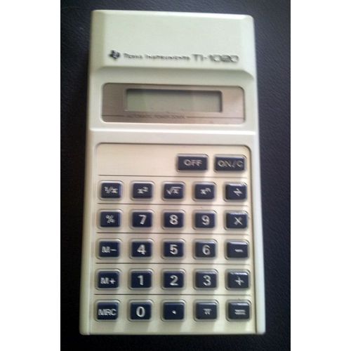 calculatrice Texas Instrument TI-1020