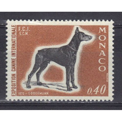 Monaco 1970 : Exposition Canine Internationale De Monte-Carlo : Dobermann - Timbre Neuf **