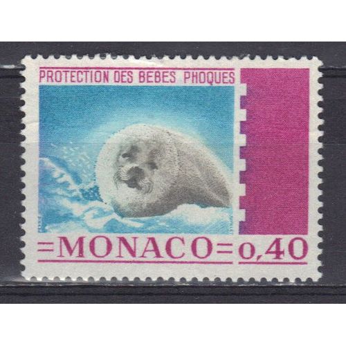 Monaco 1970 : Protection Des Bébés Phoques - Timbre Neuf **