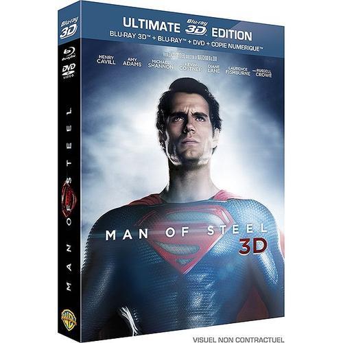 Man Of Steel - Ultimate Edition - Blu-Ray 3d + Blu-Ray + Dvd + Copie Digitale