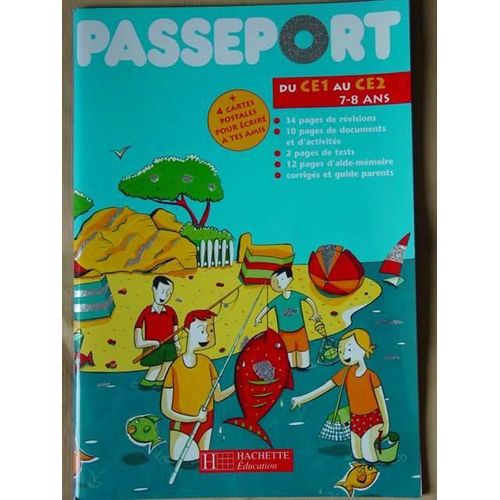 Passeport Du Ce1 Au Ce2 7/8 Ans