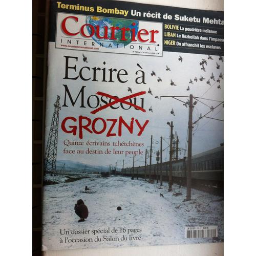 Courrier International  N° 750 : Ecrire A Moscou Grozny
