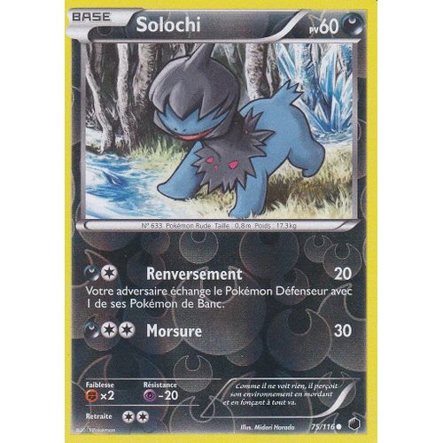 Carte Pokemon - Solochi - 75/116 - Reverse - Glaciation Plasma -
