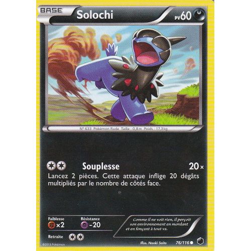 Carte Pokemon - Solochi - 76/116 - Glaciation Plasma -