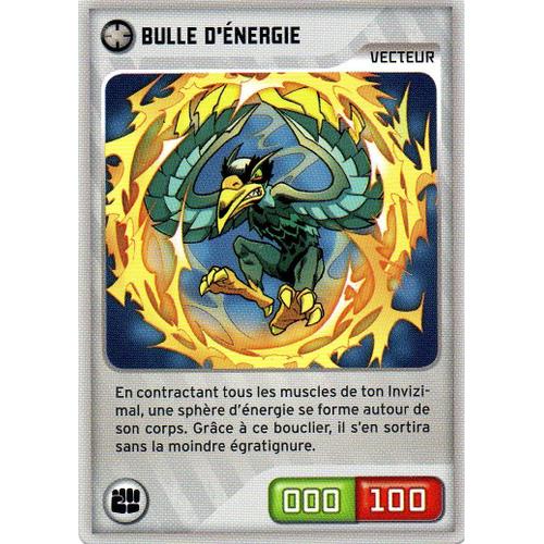 Carte Panini Invizimals Defis Caches Bulle D'energie N°405