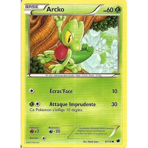 Carte Pokemon Glaciation Plasma Arcko 6/116