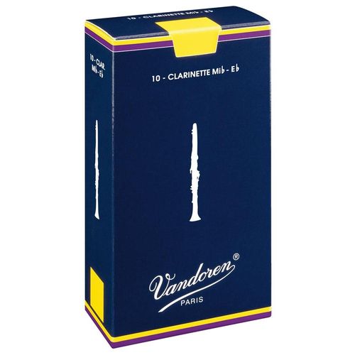 Vandoren (Cr114) Traditional Eb 4 10 Anches Clari Mib No4