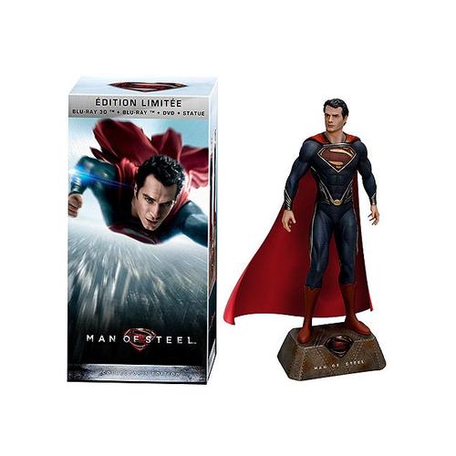 Man Of Steel - Édition Limitée Blu-Ray 3d + Blu-Ray + Dvd + Statue