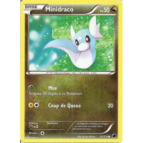 Carte Pokemon - Minidraco - 81/116 - Glaciation Plasma -