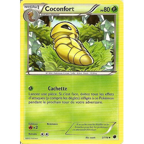 Carte Pokemon Glaciation Plasma Coconfort 2/116 Fr