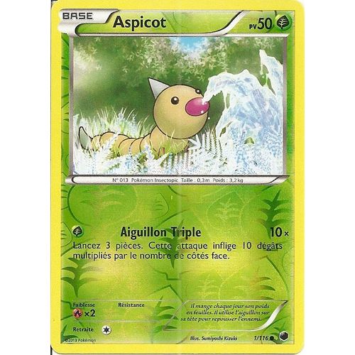 Aspicot 1/116 Réverse - Glaciation Plasma