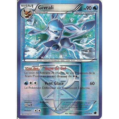 Givrali 23/116 Réverse - Glaciation Plasma