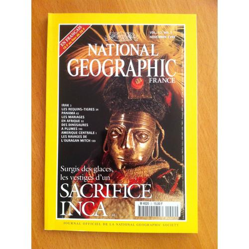 National Geographic N° 11/1999 : Sacrifice Inca