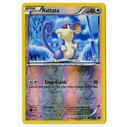 Pokemon - Glaciation Plasma - 87/116 - Rattata - Reverse