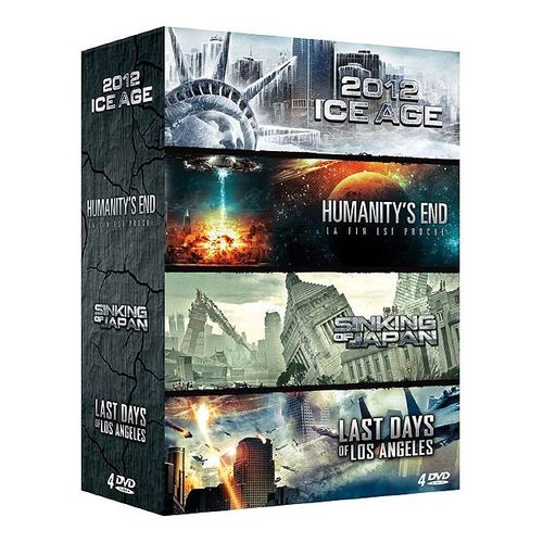 Fin Du Monde - Coffret 4 Films : 2012 : Ice Age + Humanity's End - La Fin Est Proche + Sinking Of Japan + Last Days Of Los Angeles - Pack