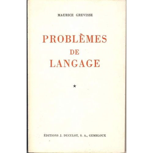 Problèmes De Langage