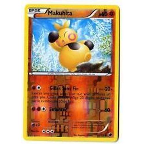 Pokemon - Glaciation Plasma - 62/116 - Makuhita - Reverse