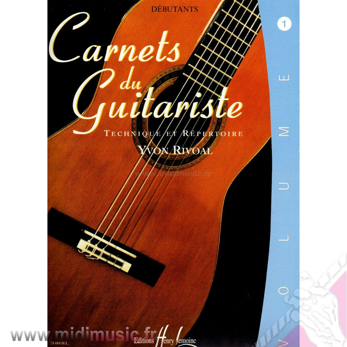 Carnets du guitariste Volume 1, Yvon Rivoal - les Prix d'Occasion