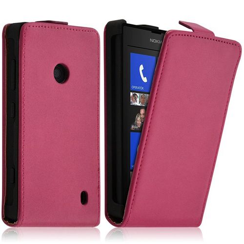 Housse Coque Etui Pour Nokia Lumia 520 Couleur Rose Fushia
