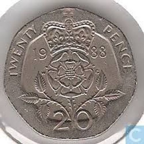 20 Pence 1988