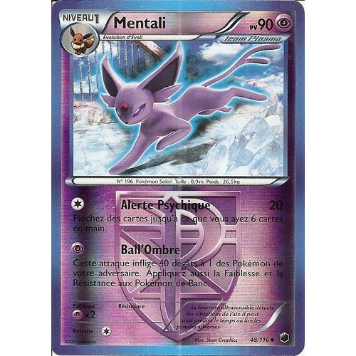 Mentali 48/116 Réverse - Glaciation Plasma