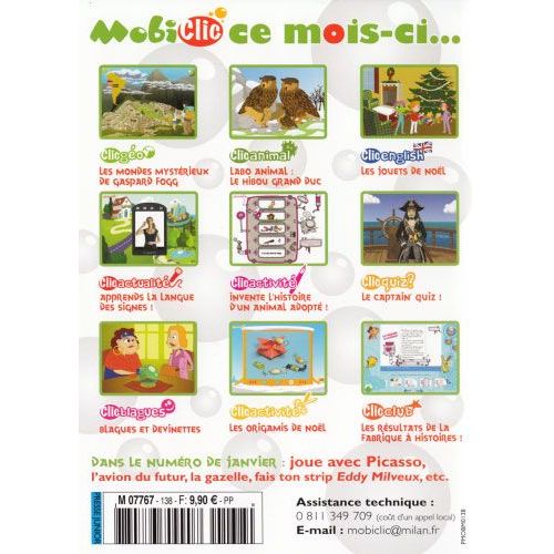 Mobiclic 138 Décembre 2011 Les Mondes Mystérieux De Gaspard Fogg