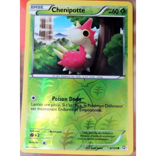 Carte Pokémon Chenipotte 6/124 Reverse Dragons Exaltés