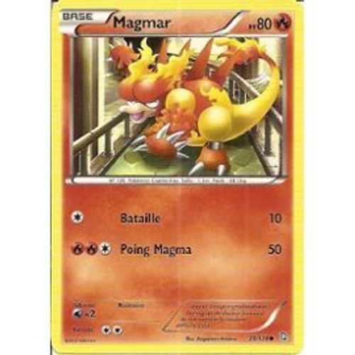 Carte Pokemon Magmar 20/124 - Dragons Exaltes