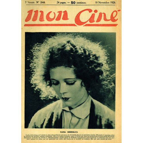 Mon Ciné 248 Nadia Sibirskaya Mae Bush Charlie Chaplin