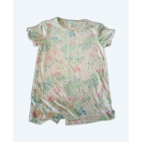 T Shirt Mc Rose À Fleurs Fille 10 Ans U Collection