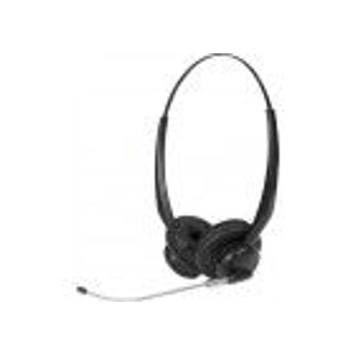 Dacomex casque centre d'appel micro tube - 2 ecouteurs