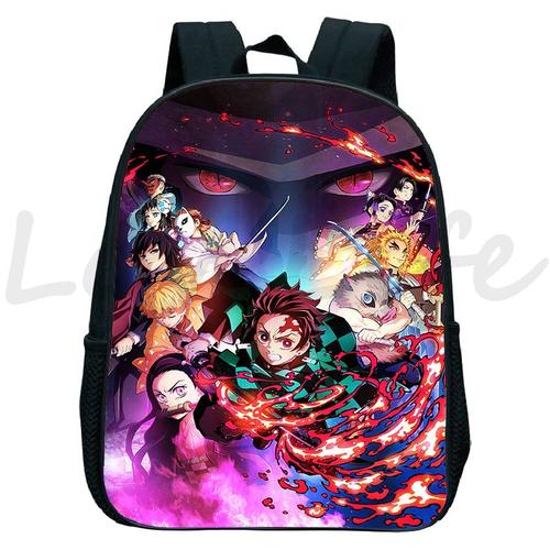 Demon Anime Cartable Pour Enfants Sacs à Dos Pour Enfants Sacs De Maternelle Nezuko Tanjirou Kimetsu No Yaiba Mochila