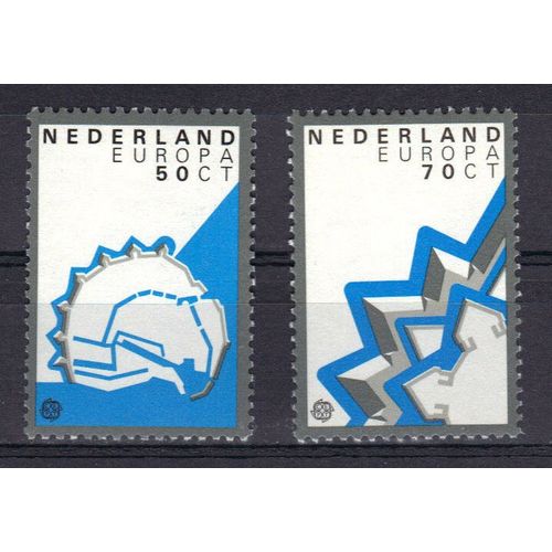 Pays-Bas 1982 Europa : Faits Historiques : Ouvrages De Défense D'enkhuizen / Ouvrages De Défense De Coevorden, Fragment - Série Entière De 2 Timbres Neufs **