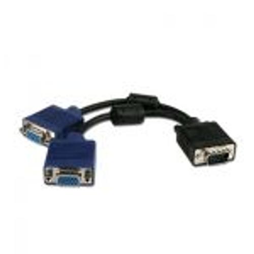 Cable vga 15m vers 2x 15 f Connectland
