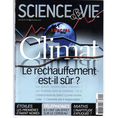 Science & Vie N°1110: Rechauffement Climat/ Echec Scolaire/ Armement/ Egyptologie/ Epigenetique