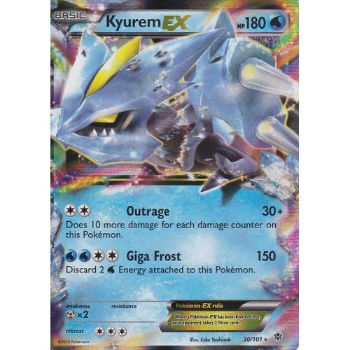 Carte Pokemon - Kyurem Ex - 30/101 - Explosion Plasma -