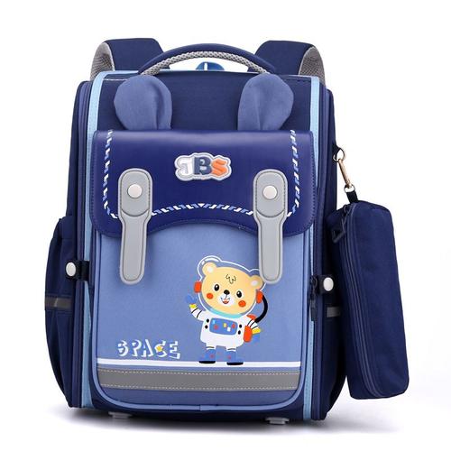 Cartable De Dessin Animé Lapin Pour Enfants Ultra Léger Réduction De La Charge étanche Fermeture éclair Sac à Stylo Pour étudiants Mode